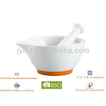 porcelain mortar with silicone